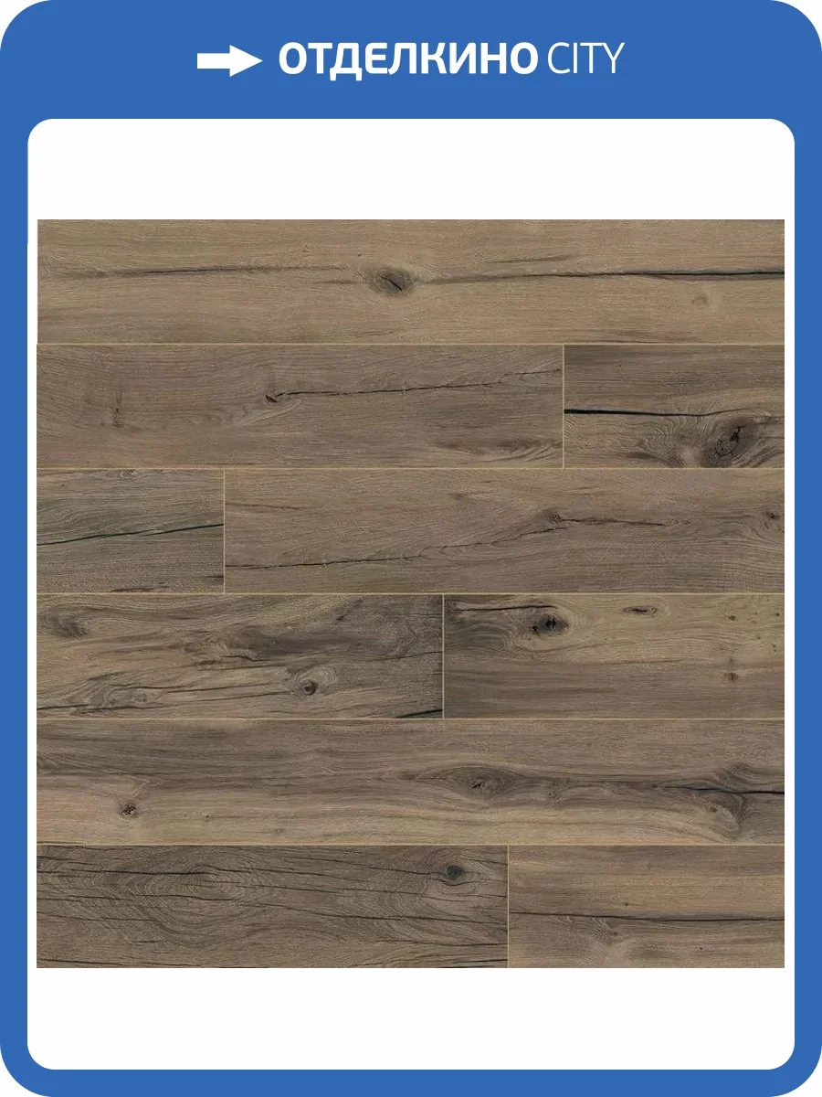 Керамогранит Flaviker Nordik 0003688 Wood Brown Rett 20x120 фото 20