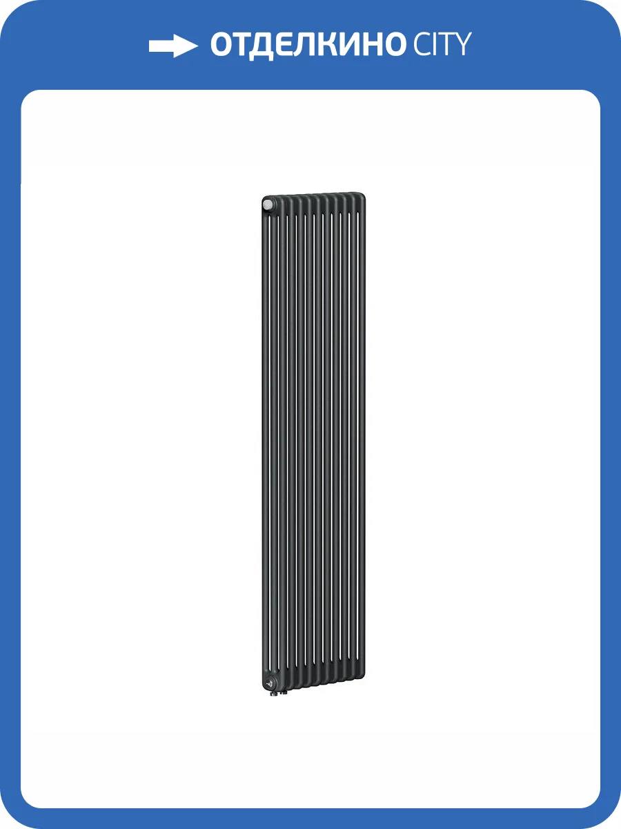 Стальной трубчатый радиатор отопления Rifar TUBOG TUB 3180-10-DV1-TI (Титан) фото 4