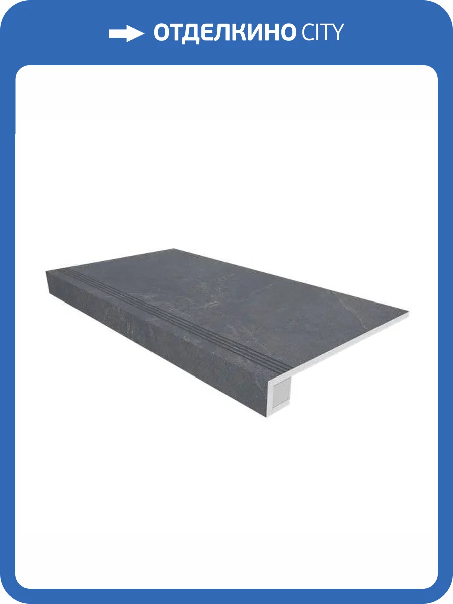 Ступень Estima Terra 39472 Серый 33x120 + Подступенок 14.5x120 фото 2