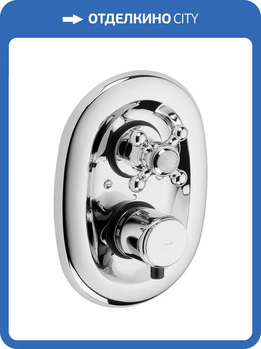 Смеситель для душа Kludi Adlon 517200520 1926 термостатический, хром фото 3