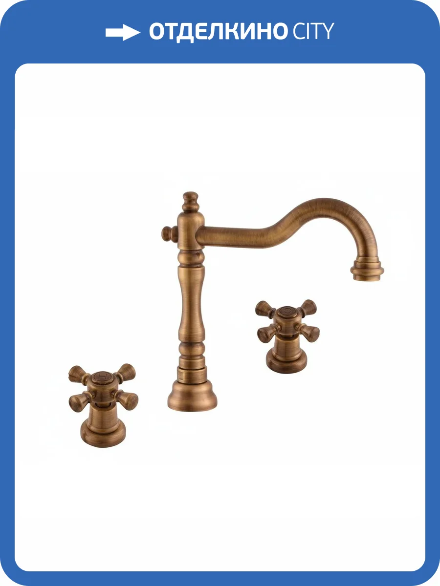 Смеситель для раковины Rav Slezak Morava Retro MK332.5SM фото 3