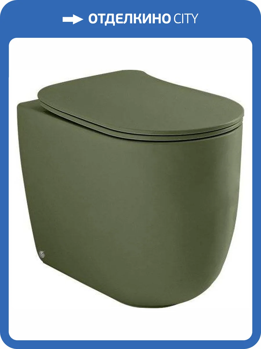 Унитаз приставной Kerasan Nolita 531811 verde muschio фото 9