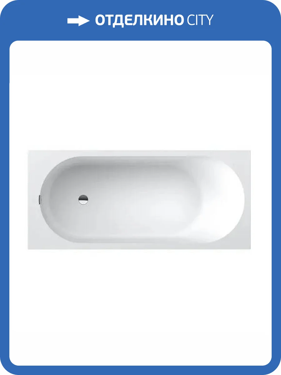 Квариловая ванна Villeroy&Boch Oberon 2.0 alpin UBQ181OBR2DV-01 180x80 фото 4