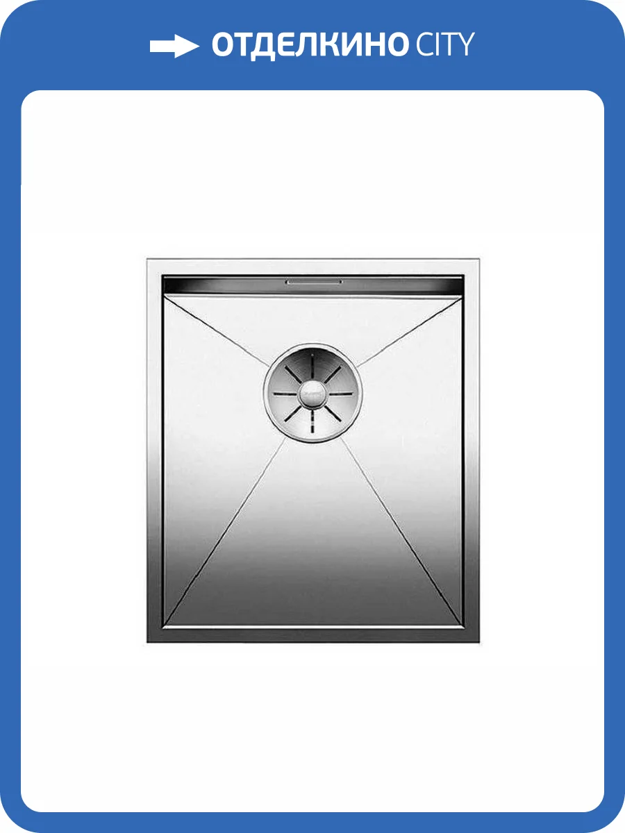 Мойка кухонная Blanco Zerox 340-U 521583 нержавеющая сталь фото 5