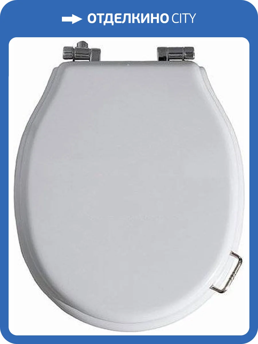 Крышка-сиденье Simas Lante LA002 белая, петли хром фото 3
