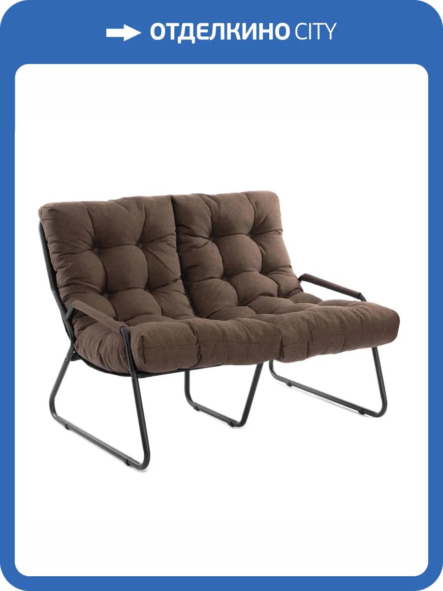 Диван Tetchair Ergo 25090 коричневый, рогожка фото 15