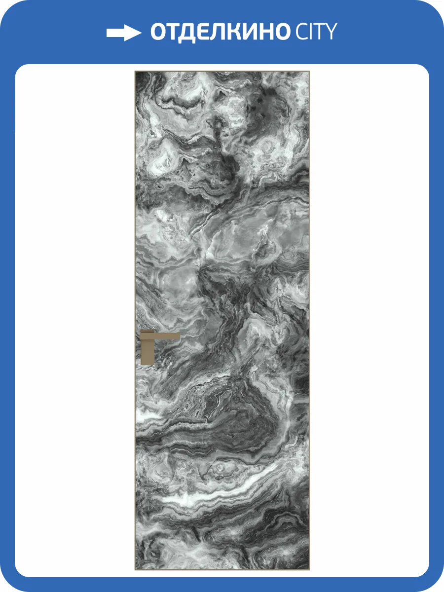 Межкомнатная дверь Profil Doors 1 AGK цвет профиля Шампань, стекло безопасное 4 мм атриум серебро 600x2000 фото 2