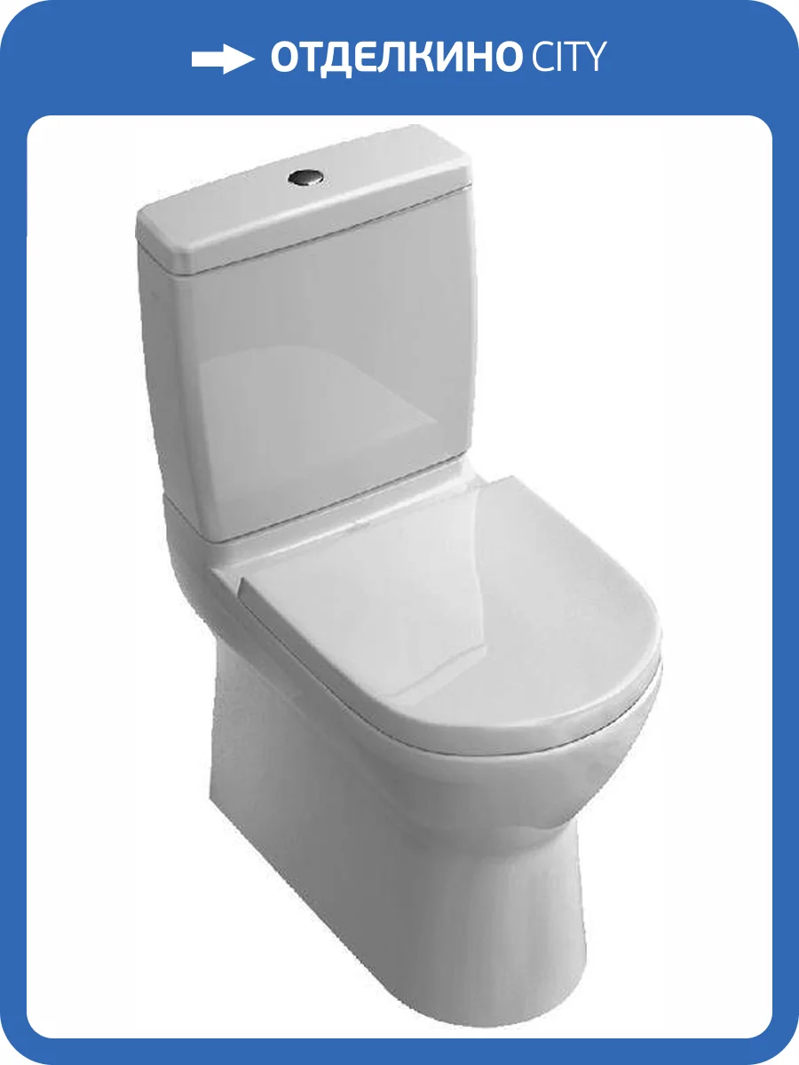 Чаша для унитаза-компакта Villeroy&Boch O.Novo 5658 10 01 alpin фото 4