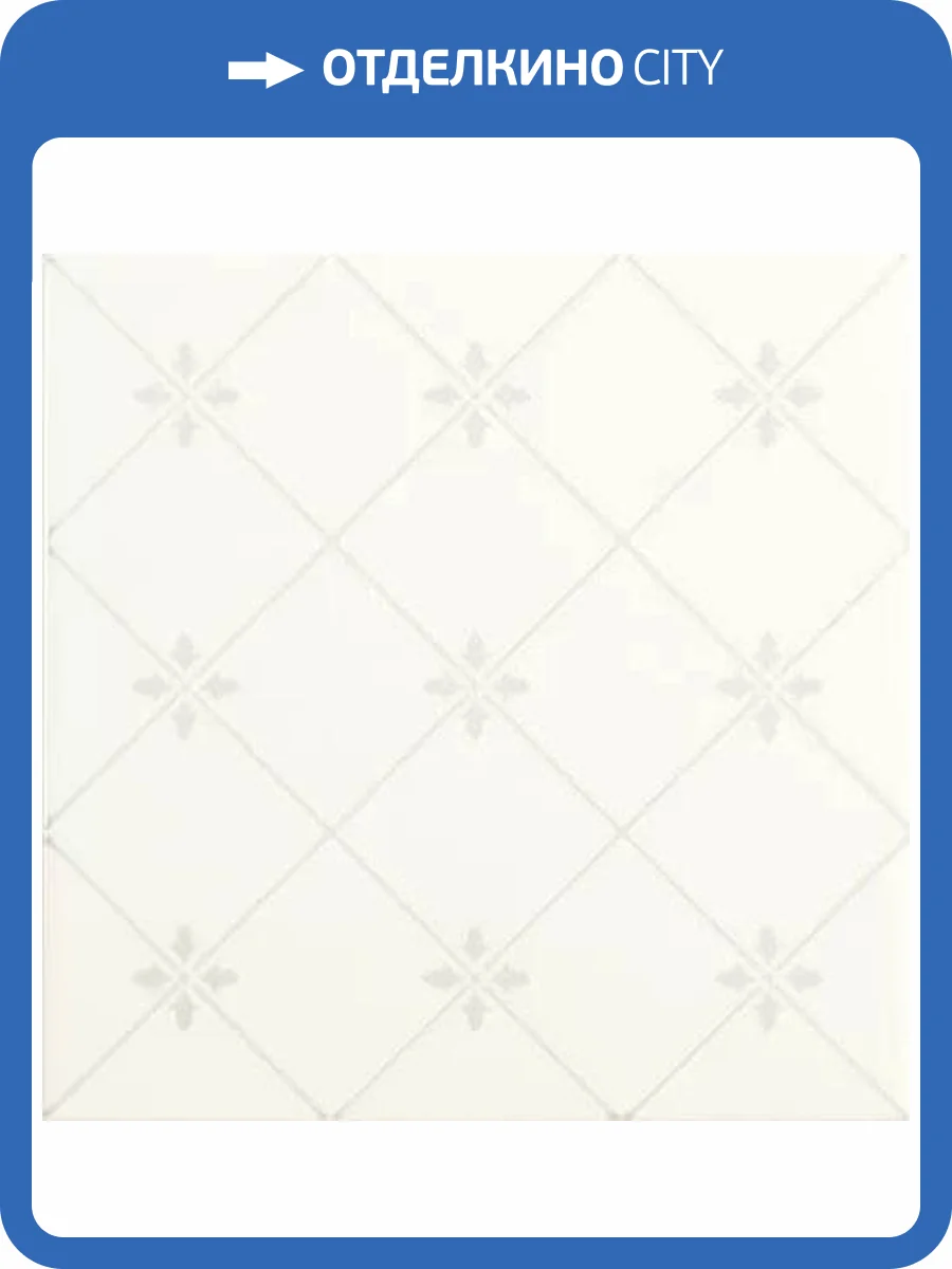 Керамическая плитка Ape Ceramica Noblesse S001220 Delis Blanco 20x20 фото 6