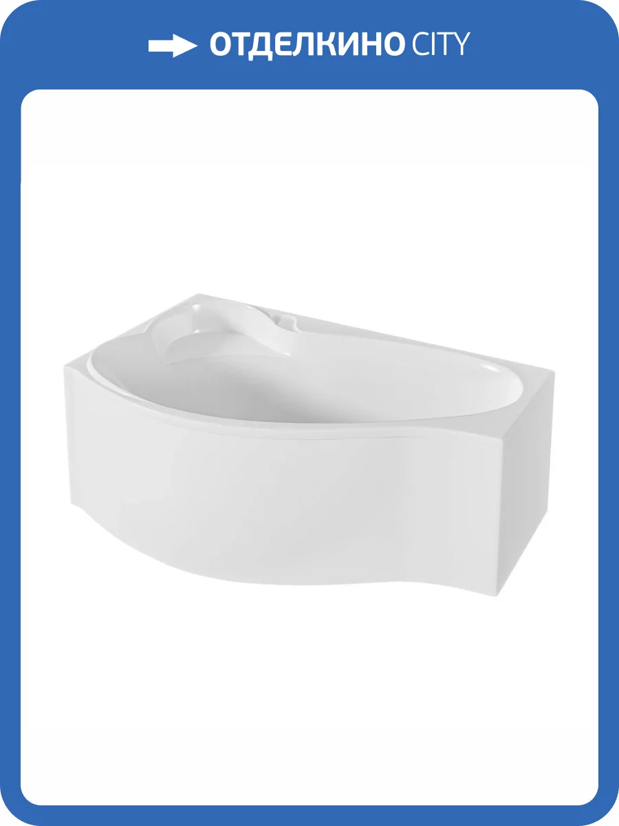 Акриловая ванна Marka One Gracia 150x90 левая фото 9