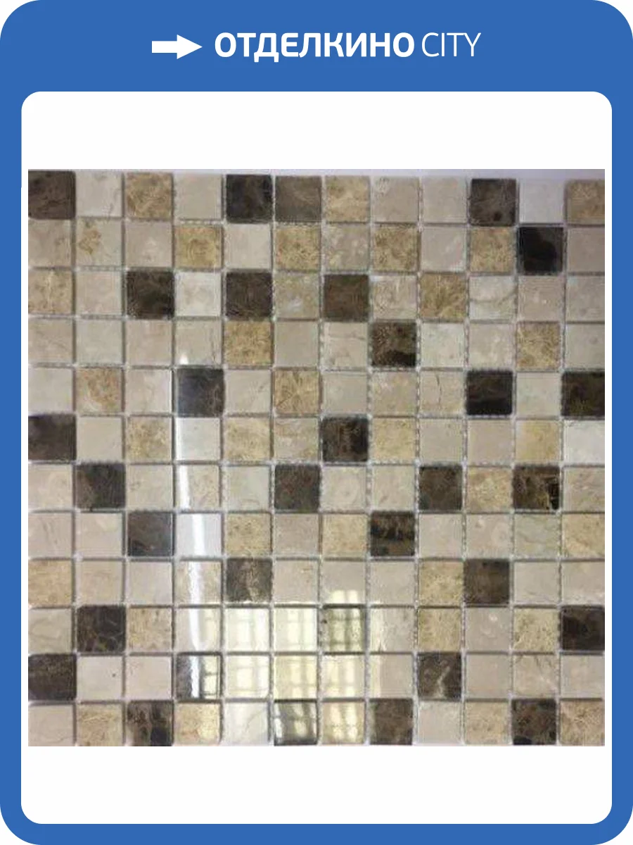 Мозаика NSmosaic Stone series KP-739 Камень полированный (2.3x2.3) 30x30 фото 2