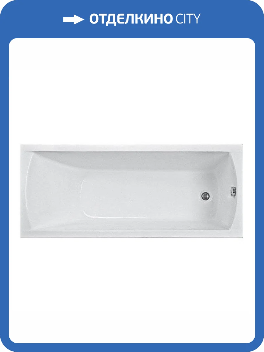 Акриловая ванна Vayer Milana Гл000025934 190x80 фото 4