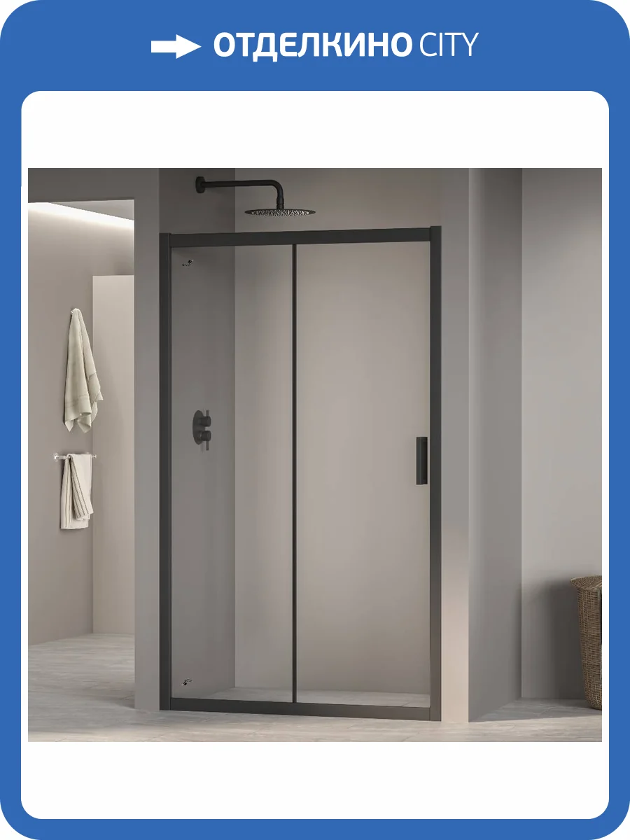 Душевая дверь RGW Passage PA-016B 350801612-14 Черный 120x195 фото 4