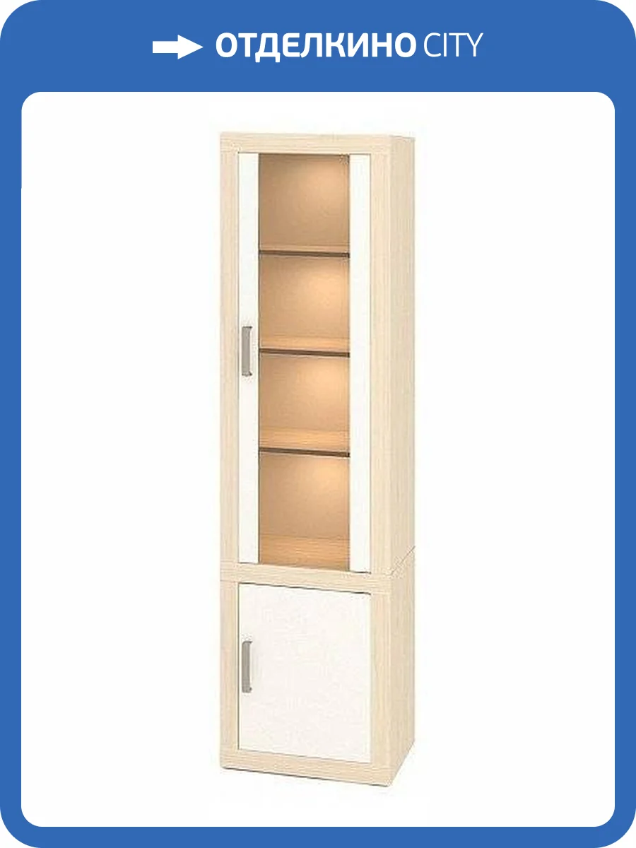 Шкаф -витрина Merdes Toivo MER_TOJ-VtV-FS-KBE фото 2