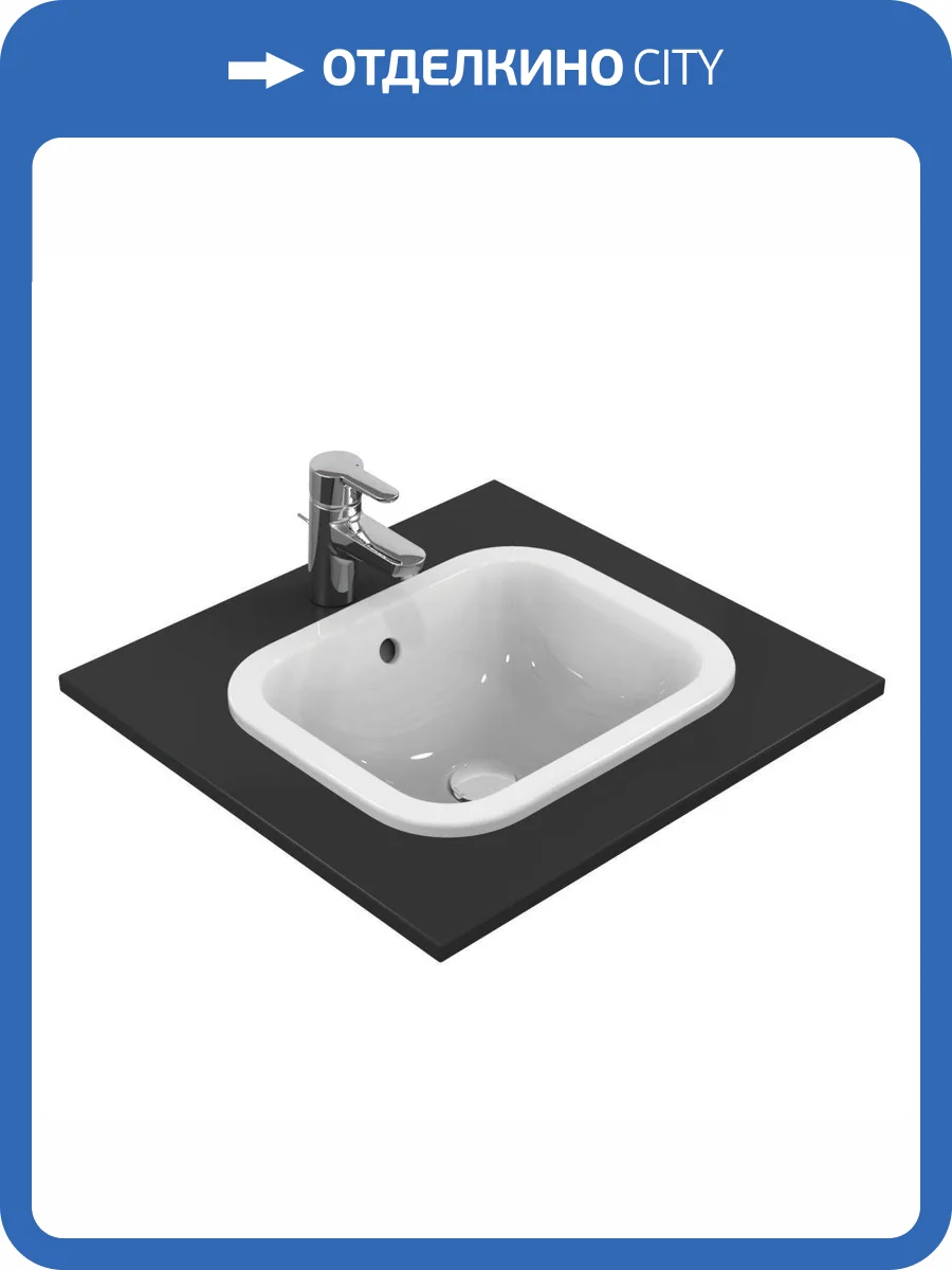 Раковина Ideal Standard Connect E505501 42 см, Euro White (Евробелый) фото 4