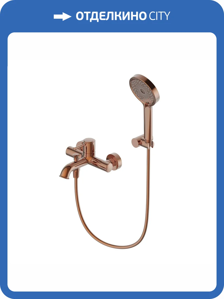 Смеситель для ванны Wonzon & Woghand Tor WW-88037073-RG розовое золото фото 8