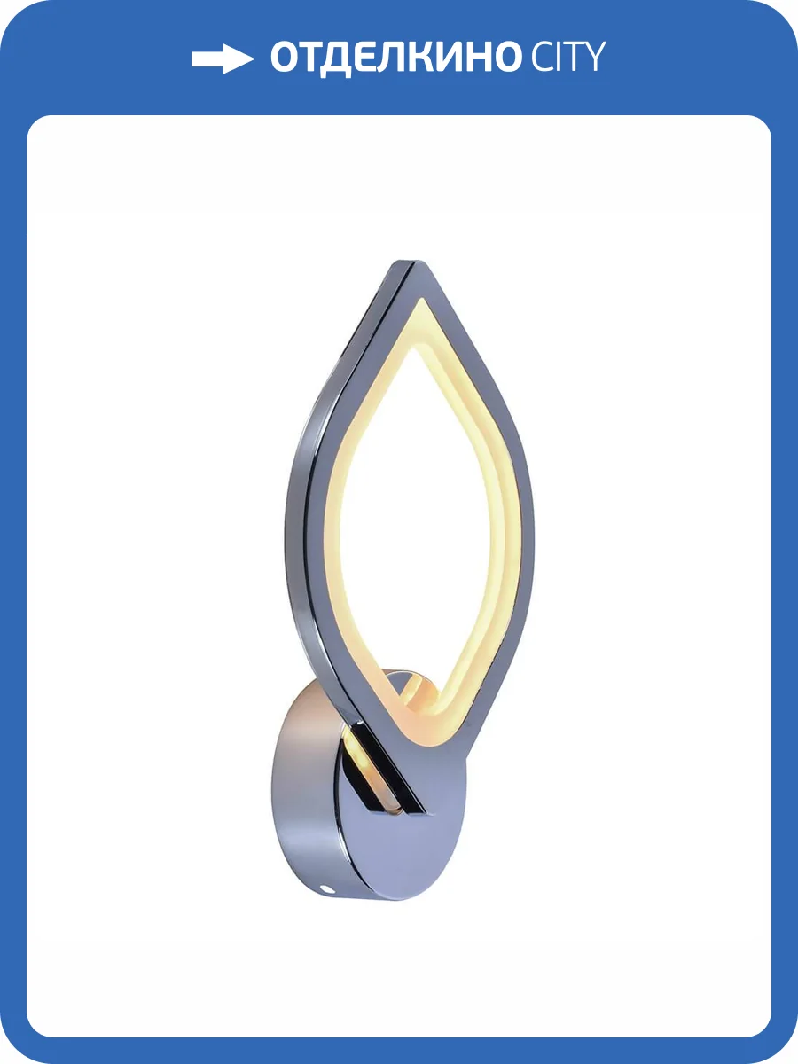 Настенный светодиодный светильник Profit Light 8069/1W CHR фото 4