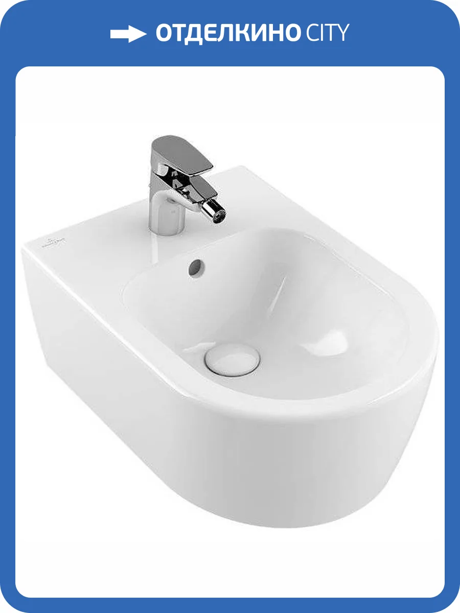 Биде подвесное Villeroy&Boch Avento 54050001 альпийское белое фото 3