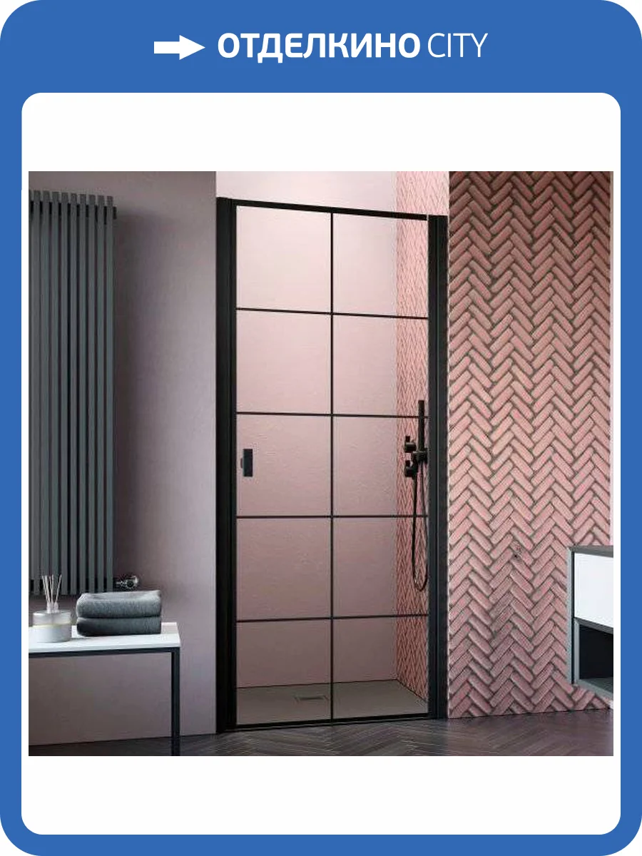 Душевая дверь в нишу Radaway Nes Black DWJ I Factory 80 R фото 7