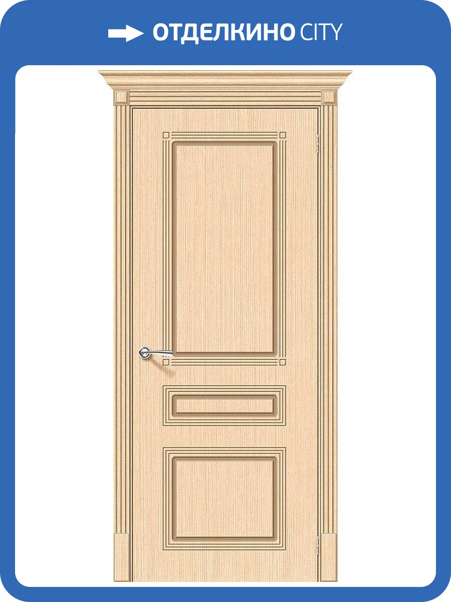 Межкомнатная дверь Bravo 003-0398 Стиль Ф-22 БелДуб 200x70 фото 2