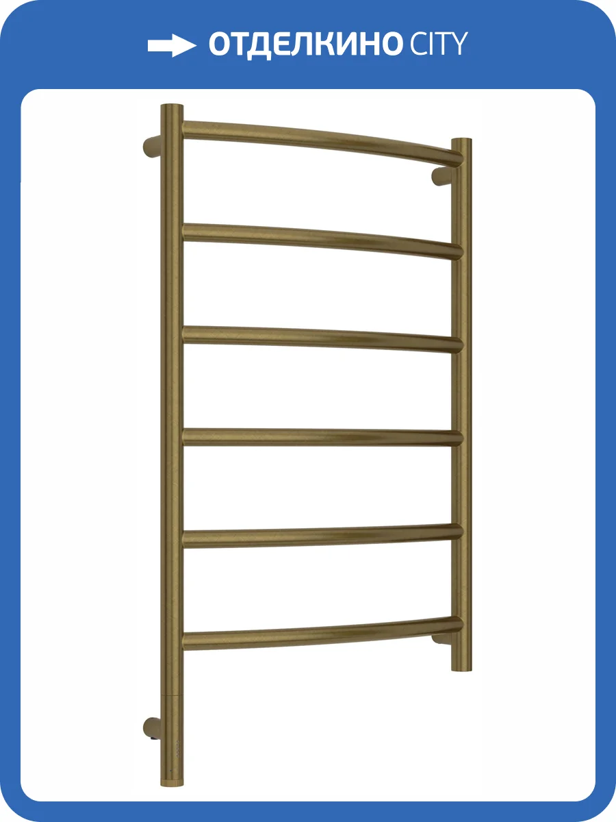 Полотенцесушитель электрический Сунержа Галант 3.1 05-6000-8050 Состаренная бронза, 80x50 фото 5
