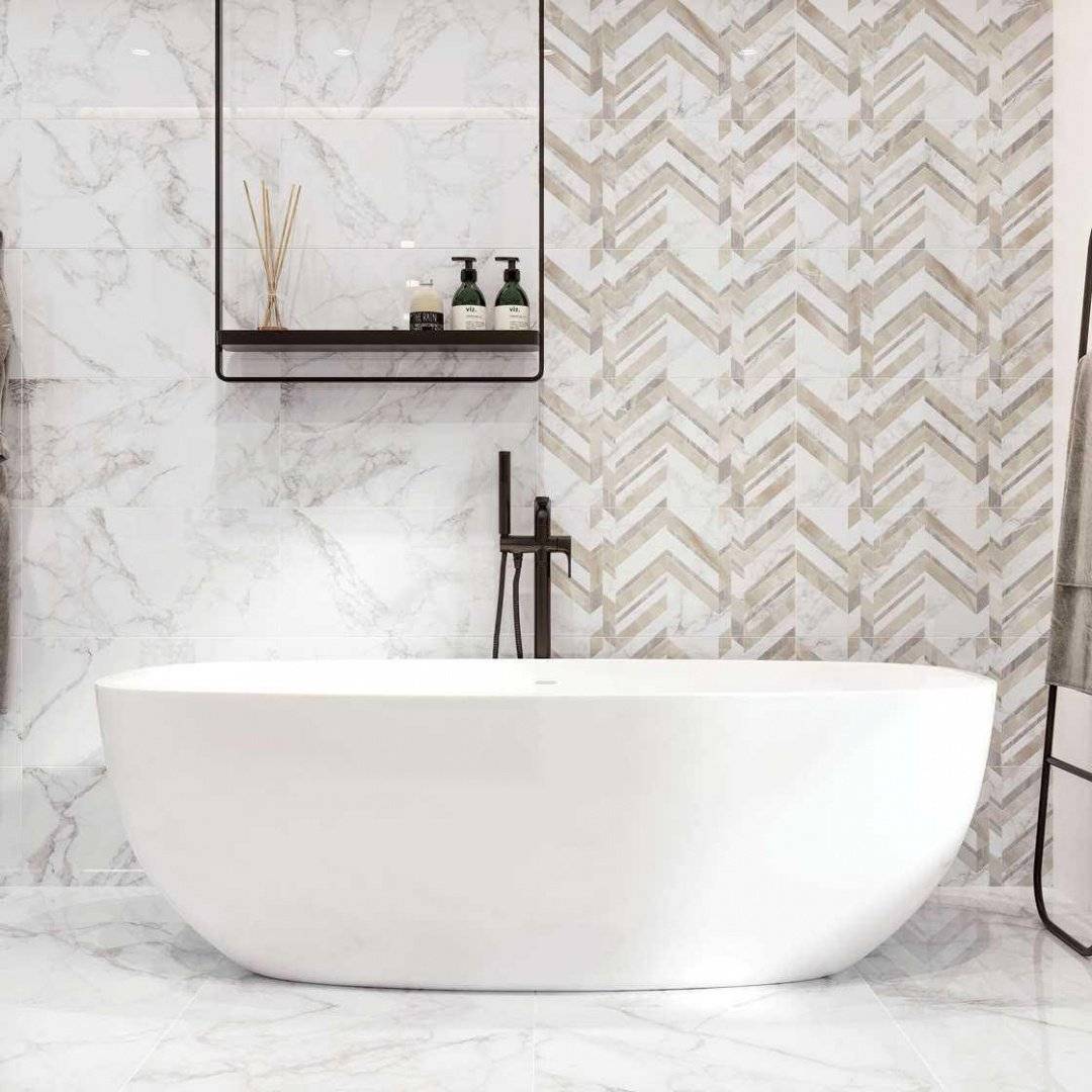 Golden Tile Marmo Bianco