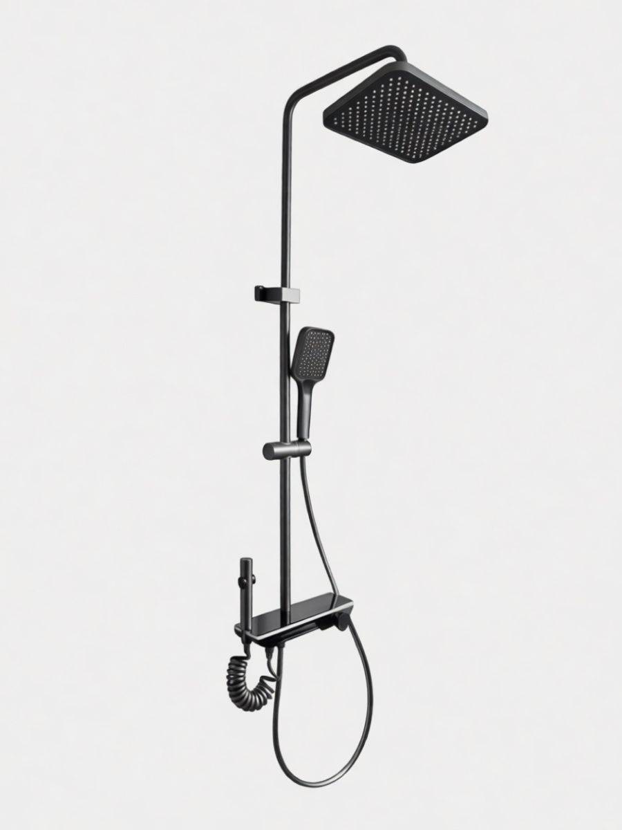 Душевая система Watersense Rita Powerful W01818 графит фото 11