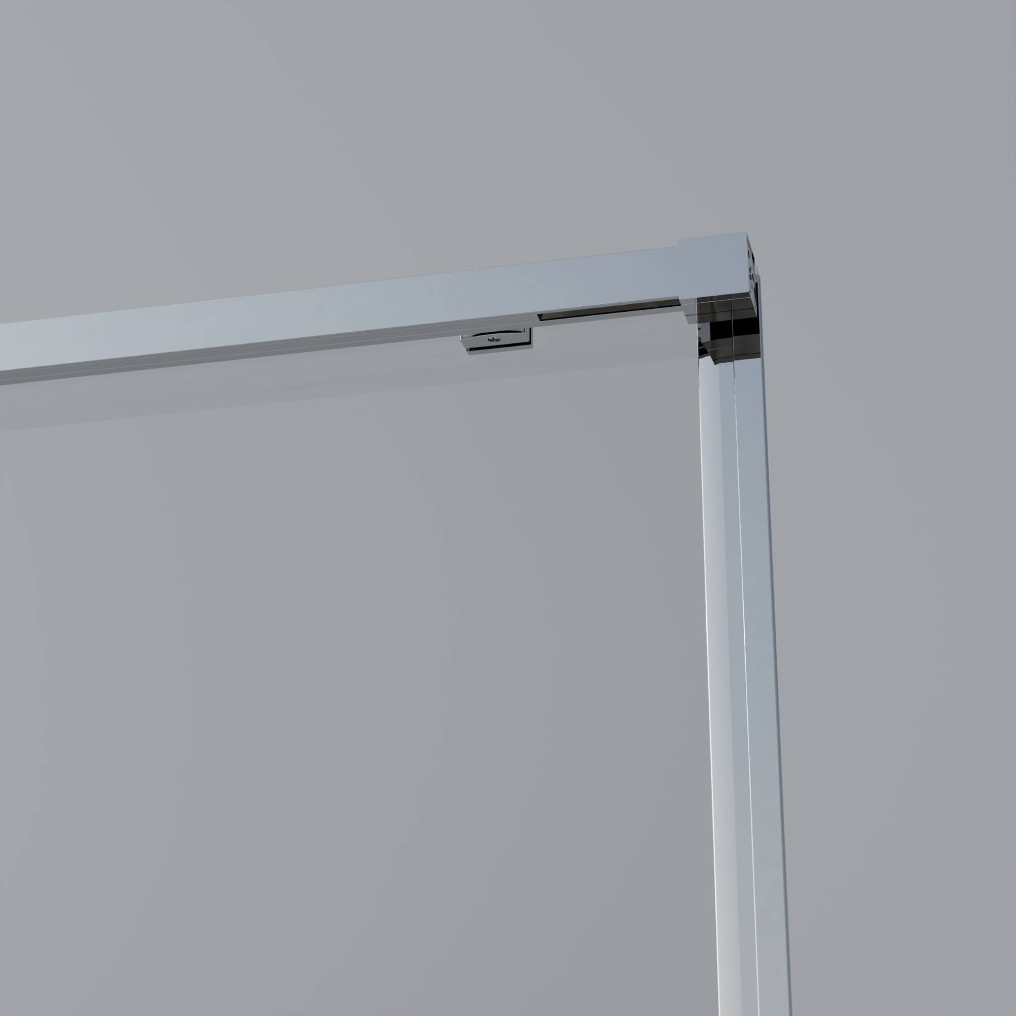 Душевой уголок Vincea Soft 2 VSR-3SO28010CL профиль хром, стекло прозрачное, 100x80x200 фото 8