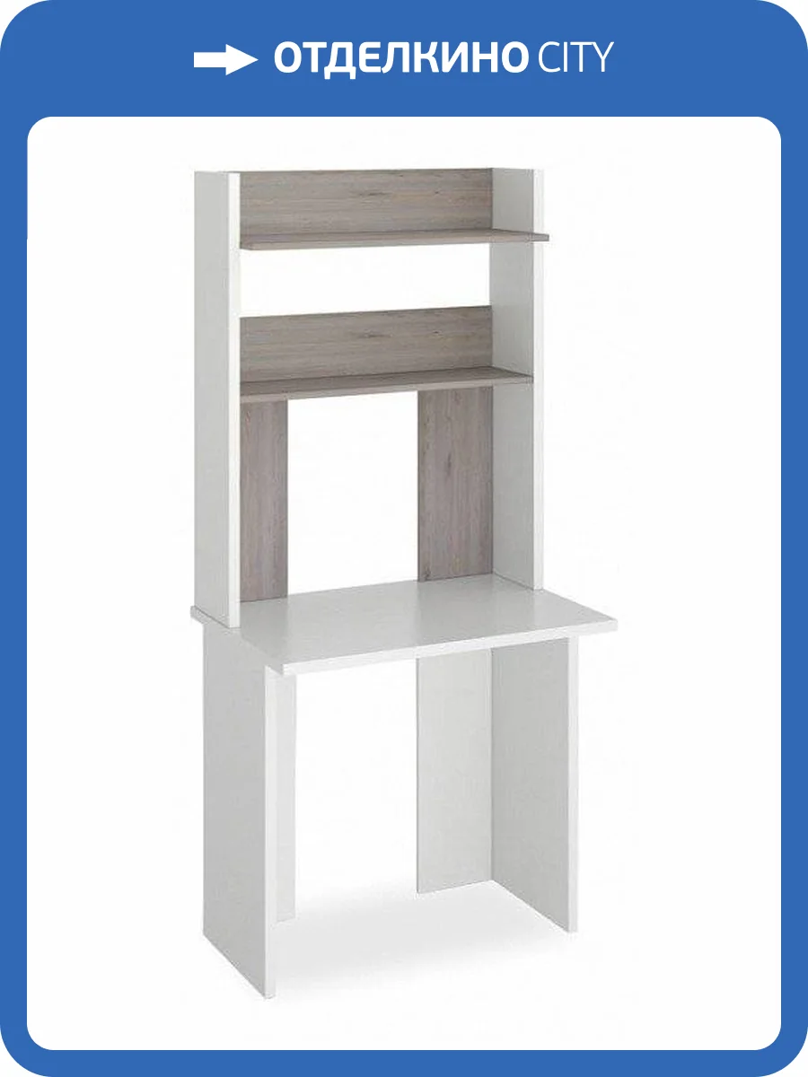 Стол компьютерный Merdes Домино Lite MER_SKL-Pryam80R-NKLH-80-BEN фото 2