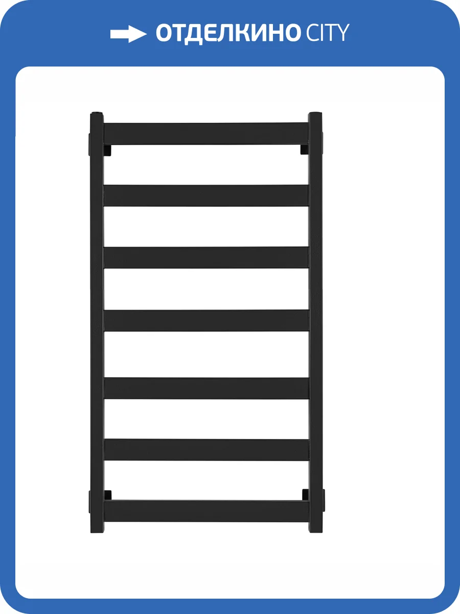 Полотенцесушитель электрический Secado Комано 4603777442484 1 100x60, L, черный матовый фото 5