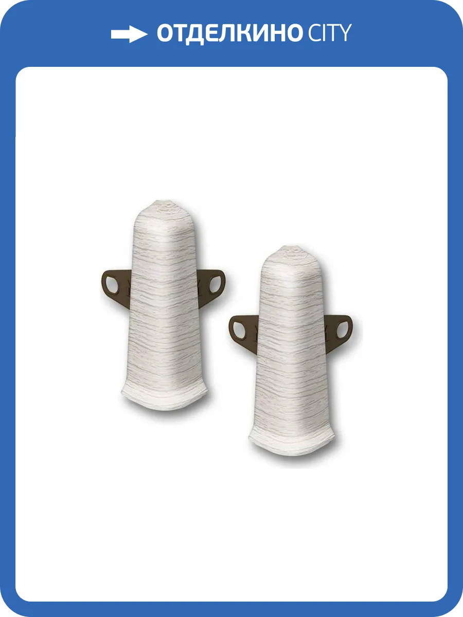 Наружный (внешний) угол Ideal Деконика D85 253 Ясень Серый 85 мм фото 2