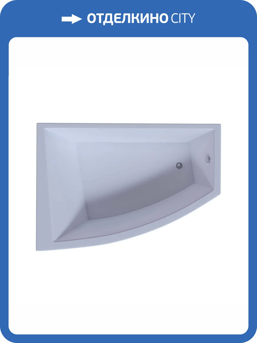 Акриловая ванна Aquatek Оракул ORK180-0000004 180x125 левая, с вклеенным каркасом фото 6