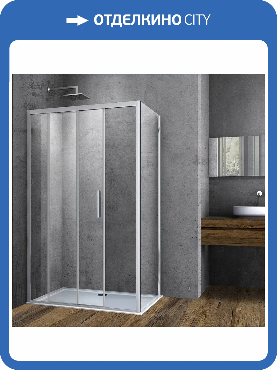 Душевой уголок Vincea Soft VSR-3SO8016CL профиль хром, стекло прозрачное, 1600x800 фото 6