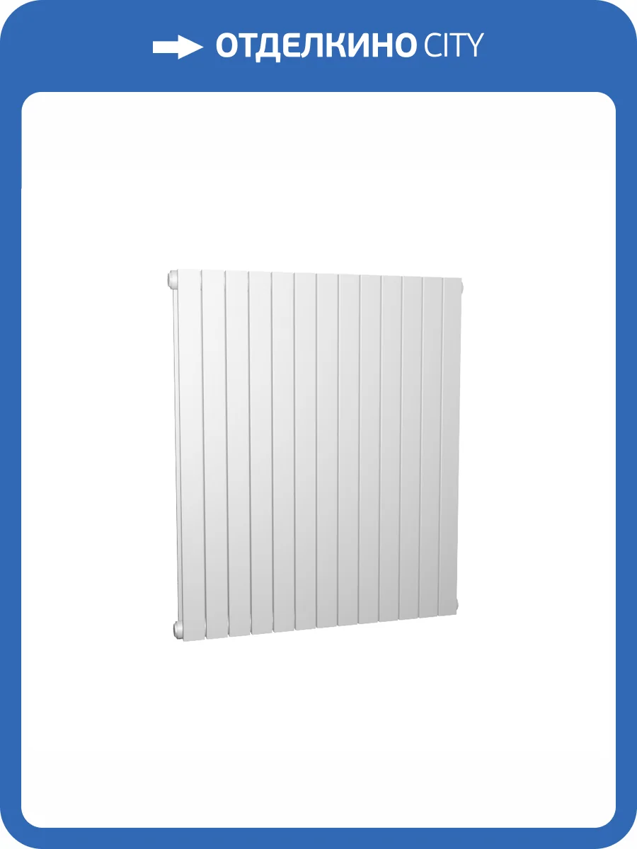 Стальной трубчатый радиатор отопления КЗТО Соло В 2, двухтрубный, 750 17 секций фото 4