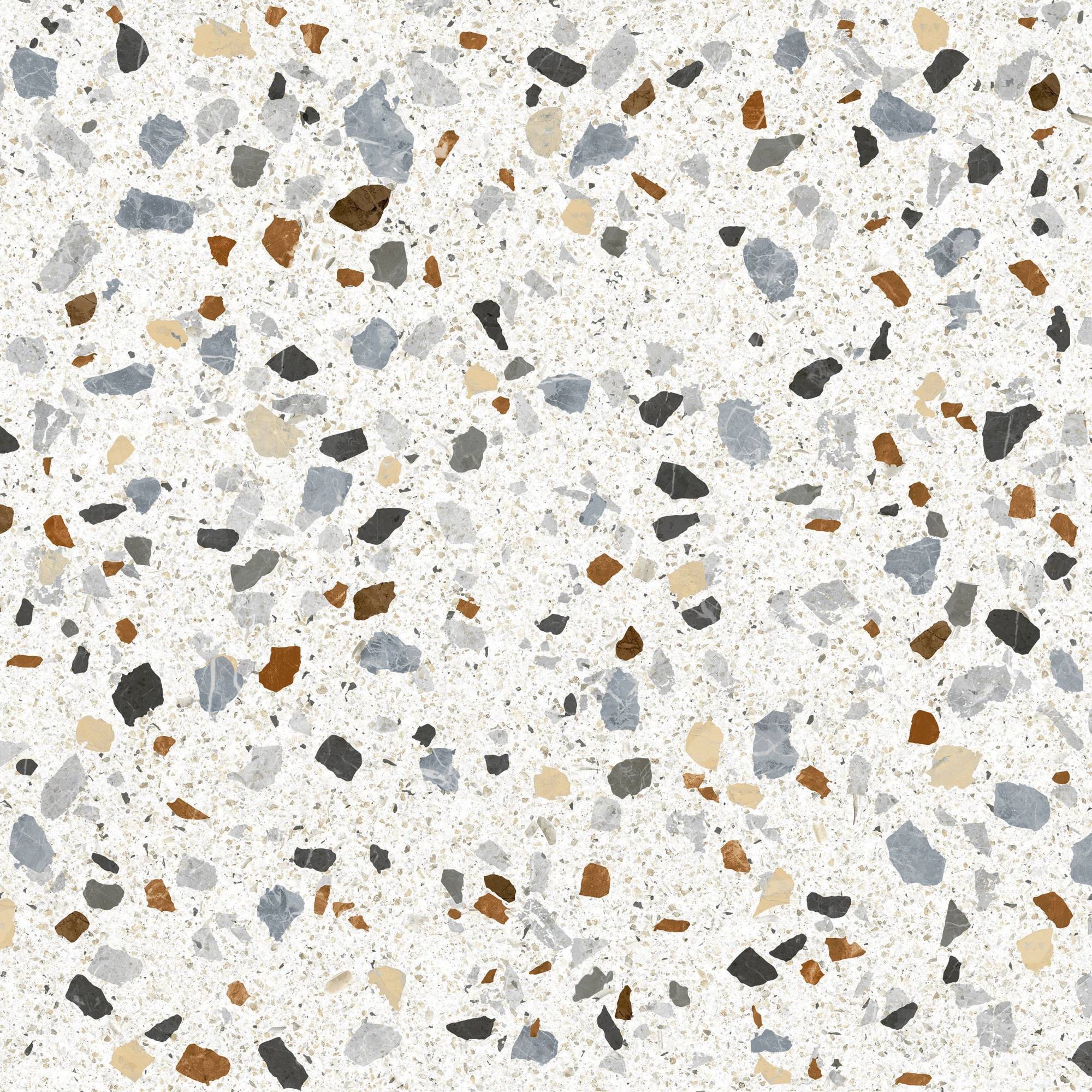 Керамогранит Pieza Ceramica Chips CH006060N White 60x60