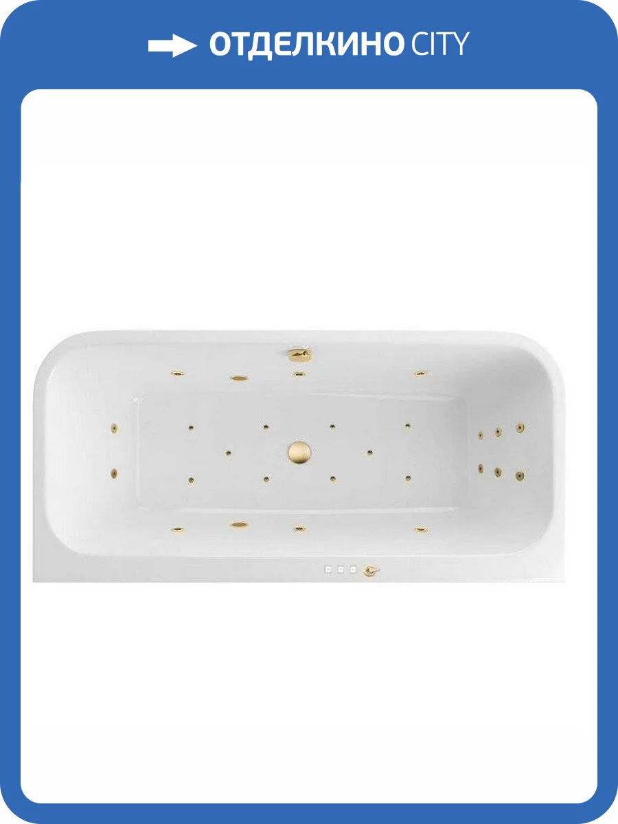 Акриловая ванна Excellent Arana ULTRA WAEX.ARA18.ULTRA.GL 180x85 золото фото 4