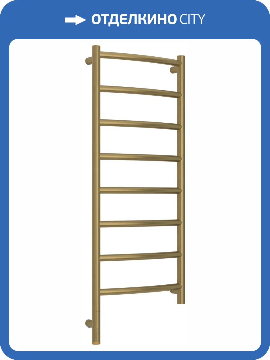 Полотенцесушитель электрический Сунержа Галант 3.1 32-6000-1040 Золотой шёлк, 100x40 фото 5