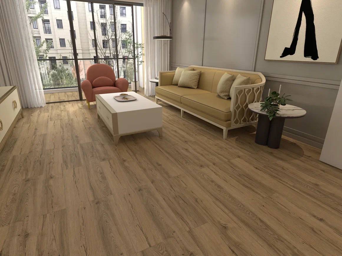 SPC Ламинат Icon Floor Black/Black Wide 4/43 4V BW-37 Дуб Валентино 1220x184 фото 4