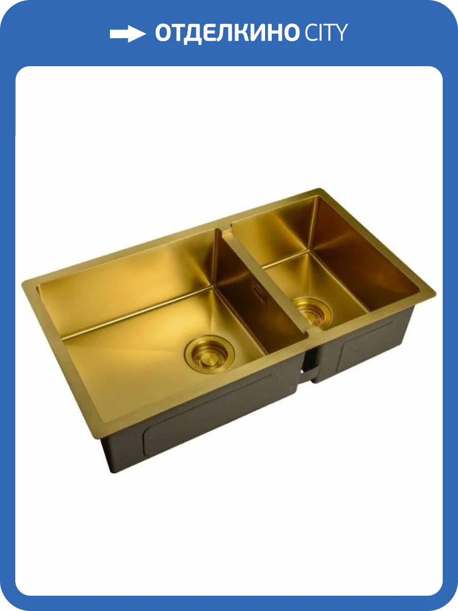 Мойка кухонная Zorg Light ZL R 780-2-440 BRONZE фото 3