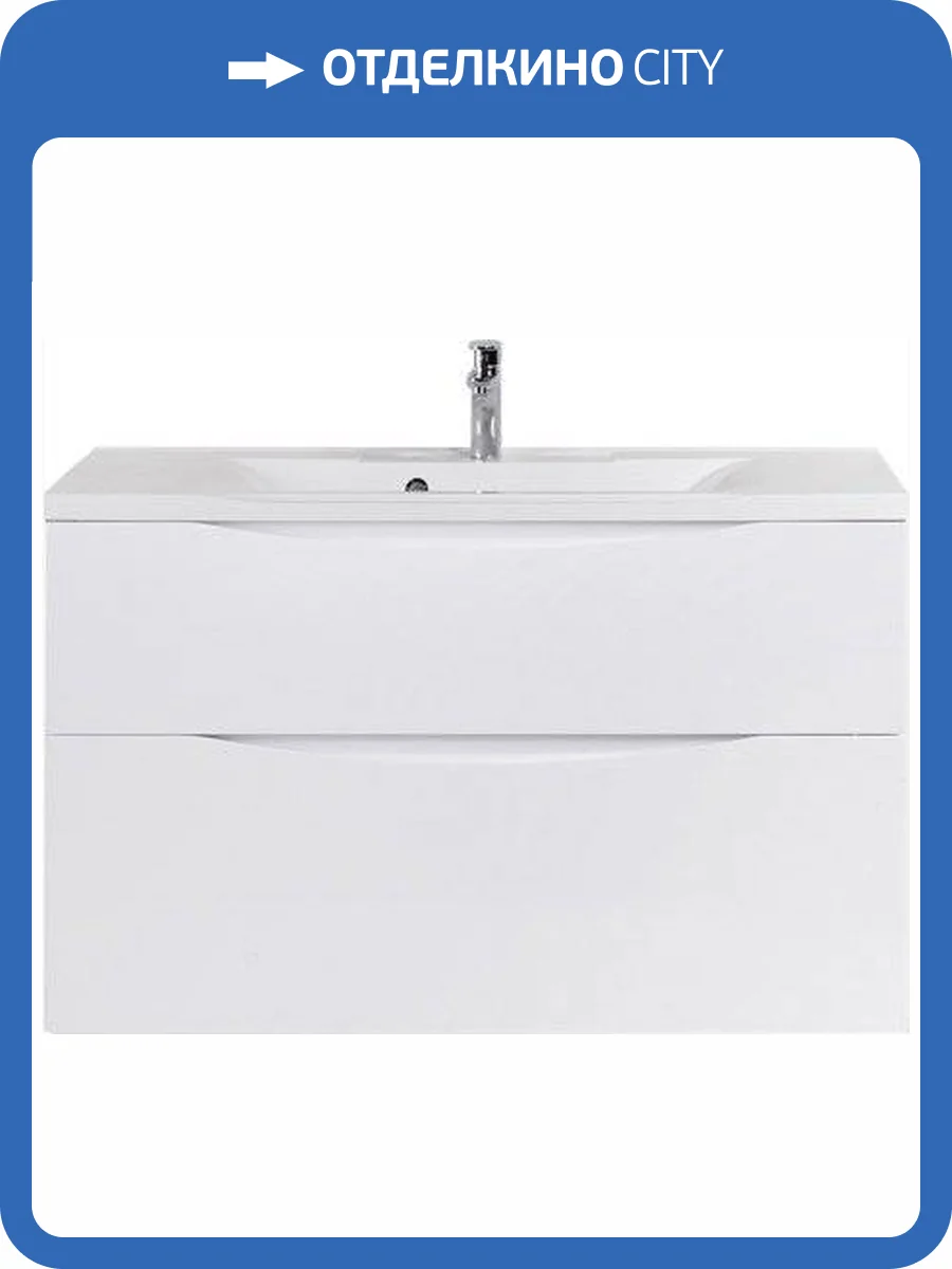 Тумба с раковиной BelBagno Marino H100 bianco lucido фото 11