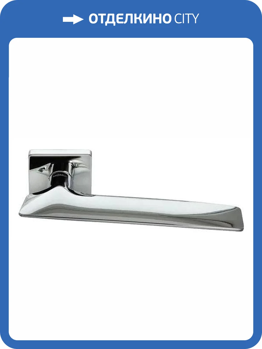 Дверная ручка Morelli GALACTIC S5 CRO хром толщина розетки - 7мм фото 3