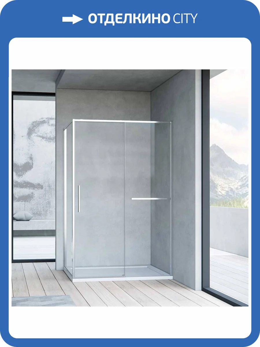 Душевой уголок Vincea Slim Soft VSR-1SS9010CL 1000x900, профиль хром, стекло прозрачное фото 10