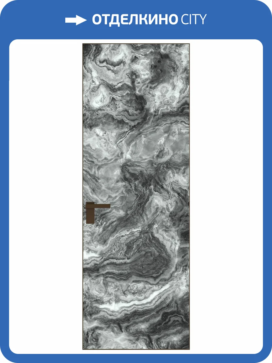 Межкомнатная дверь Profil Doors 1 AGK цвет профиля Деорэ, стекло безопасное 4 мм атриум серебро 800x2000 фото 2