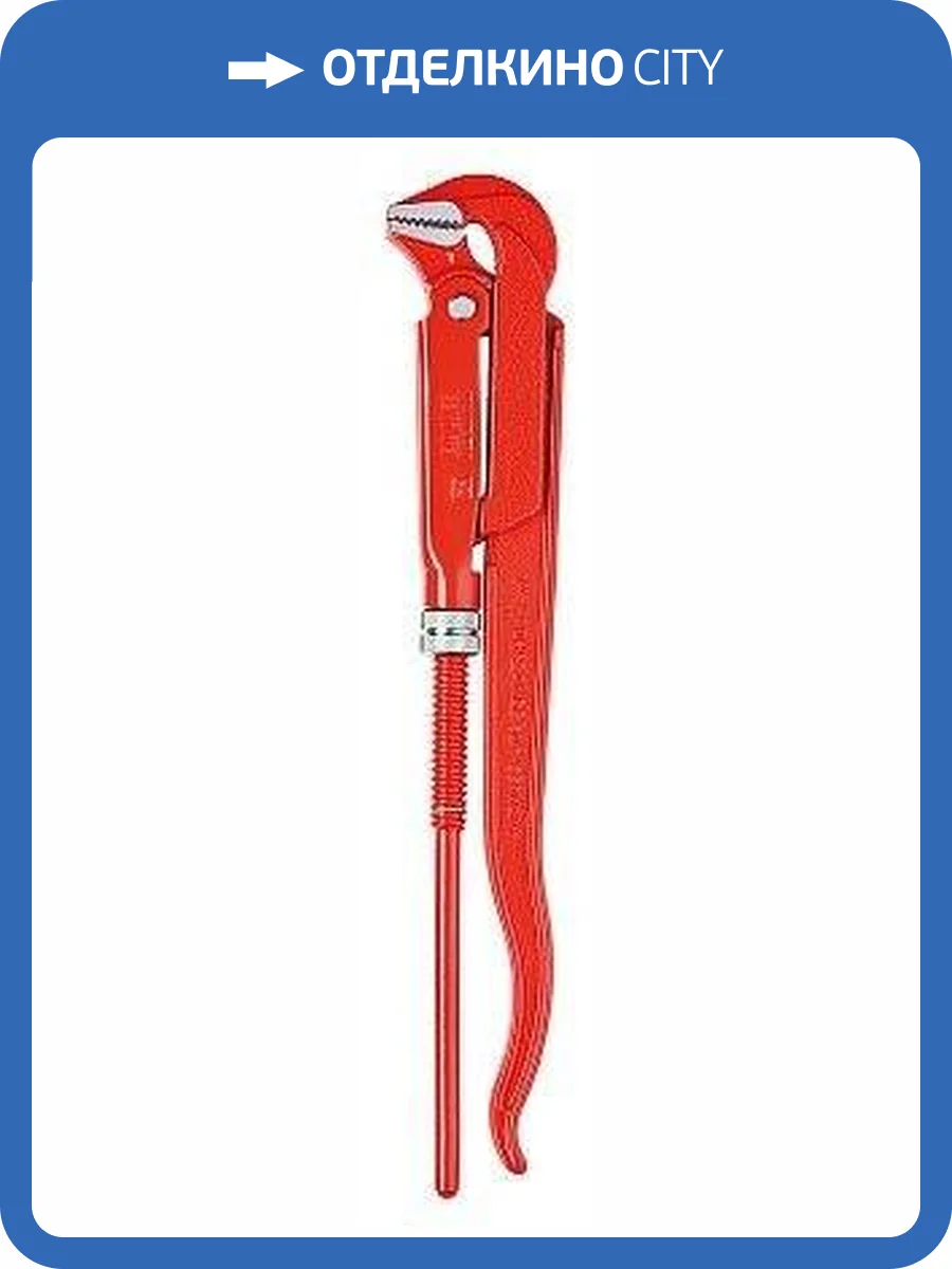 Трубный ключ KNIPEX 1 1/2 шведского типа, прямые губки 45 , d60 мм (2 3/8 ), 430 мм, Cr-V фото 2