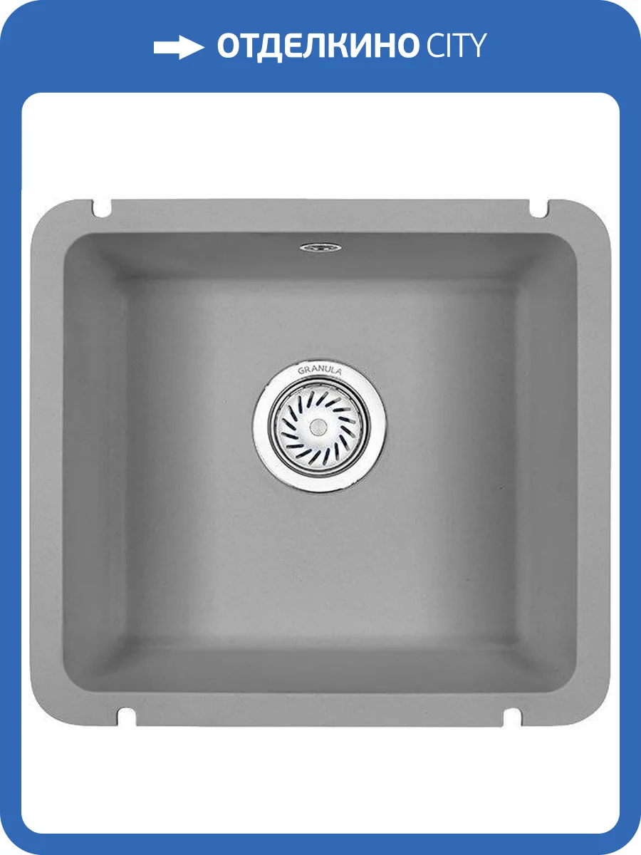 Мойка кухонная Granula GR-3601 алюминиум фото 4