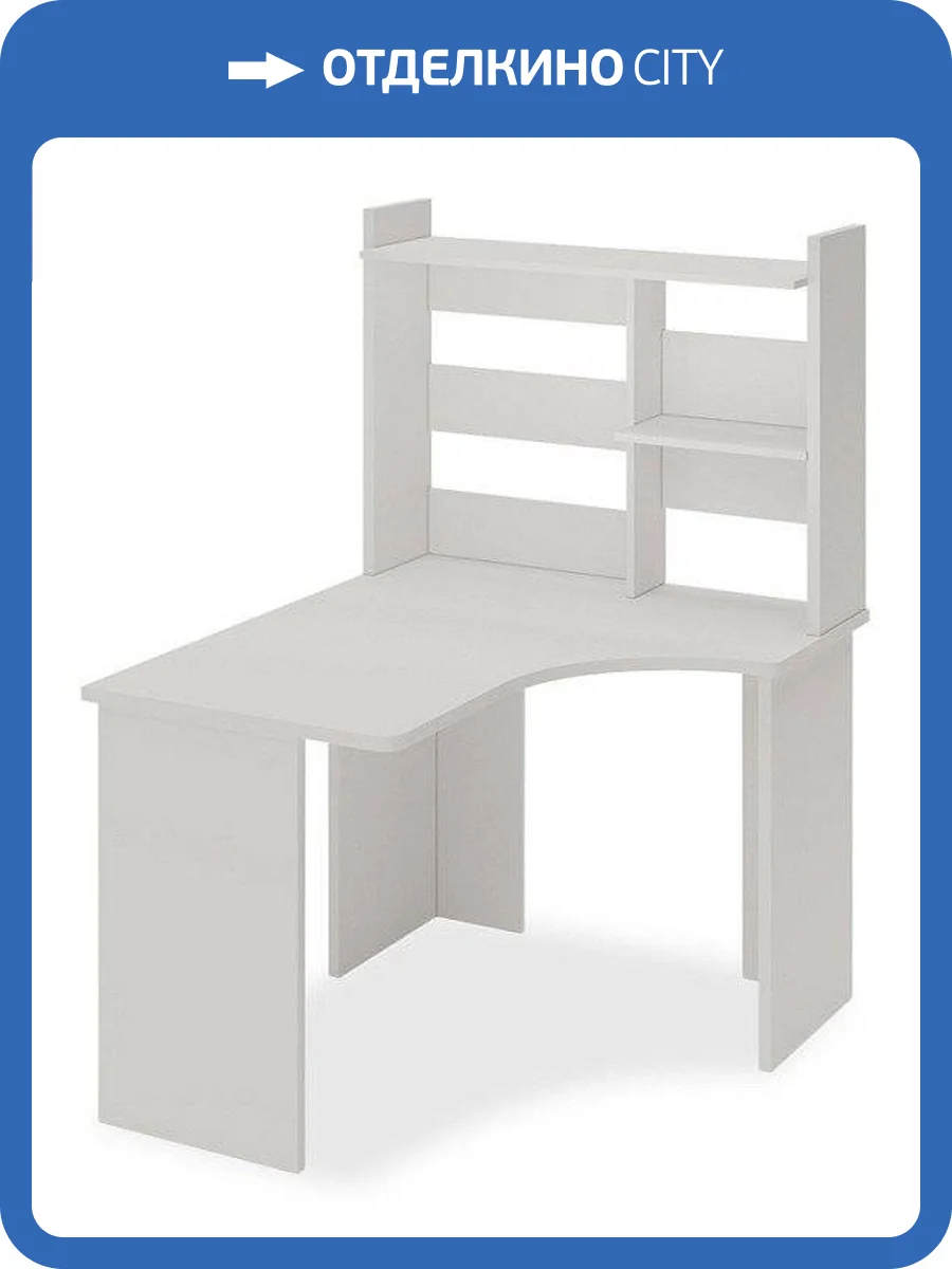 Стол компьютерный Merdes Домино Lite MER_SKL-Ugl120-NKL-100-bez-tumby-BE-PRAV фото 2