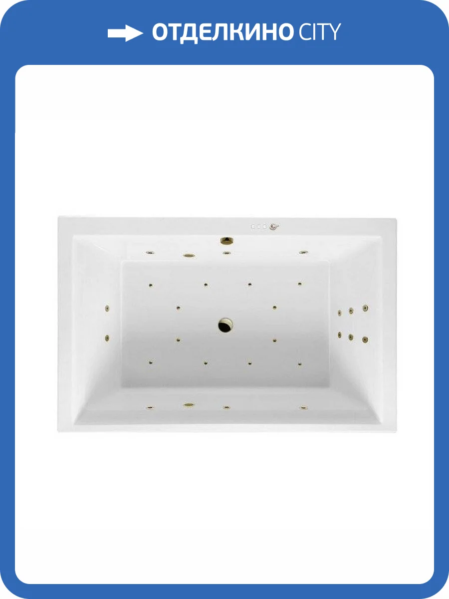 Акриловая ванна Excellent Crown Lux ULTRA WAEX.CRO19.ULTRA.BR 190x120 бронза фото 4