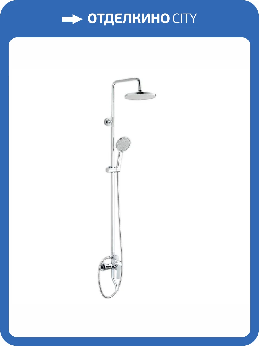 Душевая стойка Voda Rock VST3300-2 хром фото 3