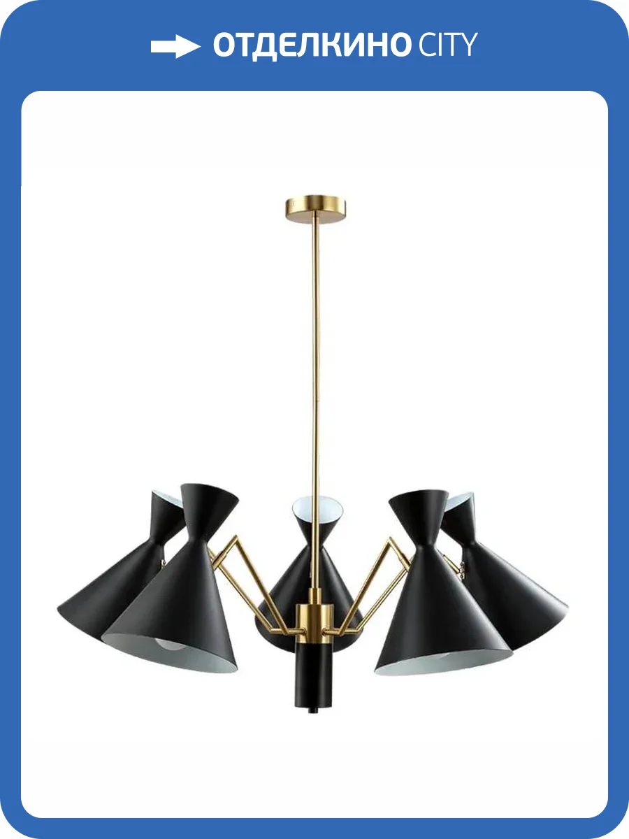 Люстра Crystal Lux Joven Sp5 Gold/Black фото 4