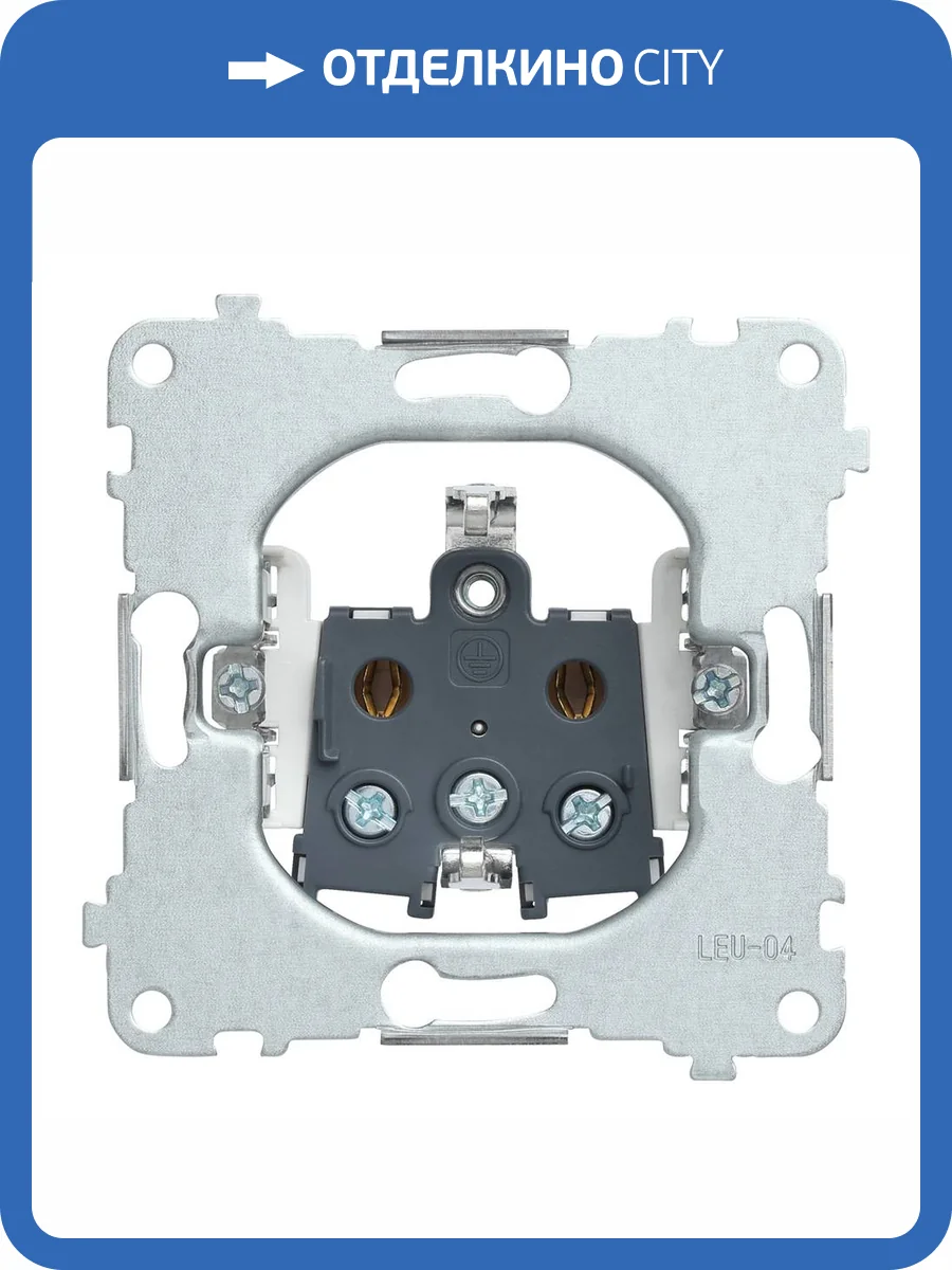 Механизм розетки 2к+з с винтовым подключением Rikett 32131 фото 2